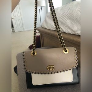 Colorblock shoulder bag excellent condition used once